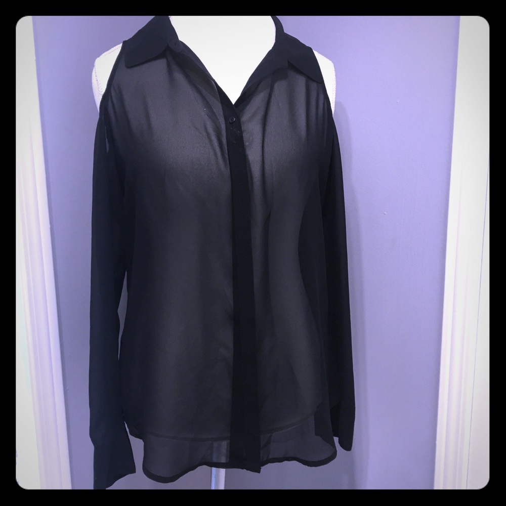 Guess Cold Shoulder Blouse